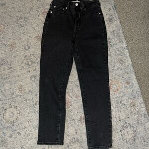 Madewell black denim jeans
